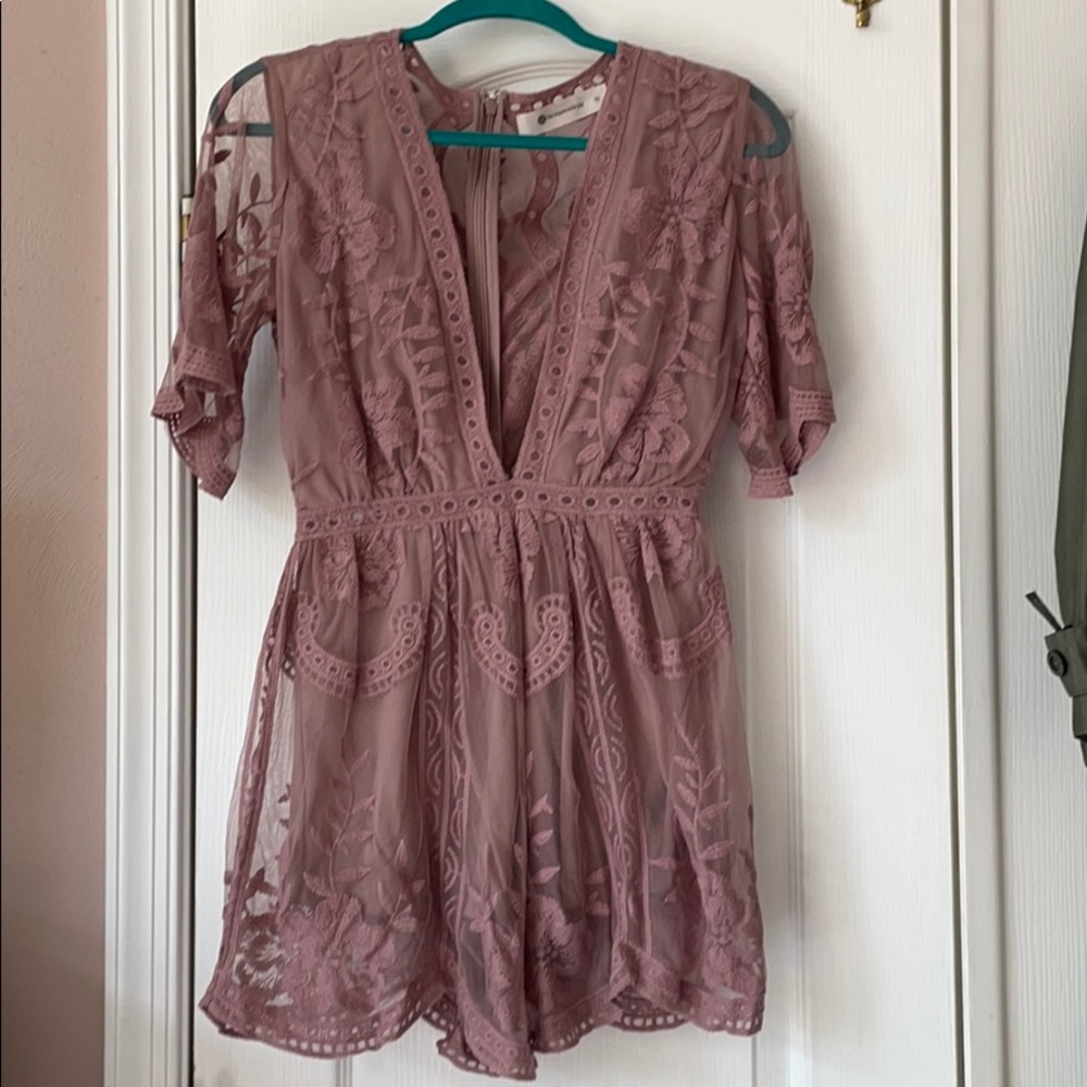 Dusty Rose Romper